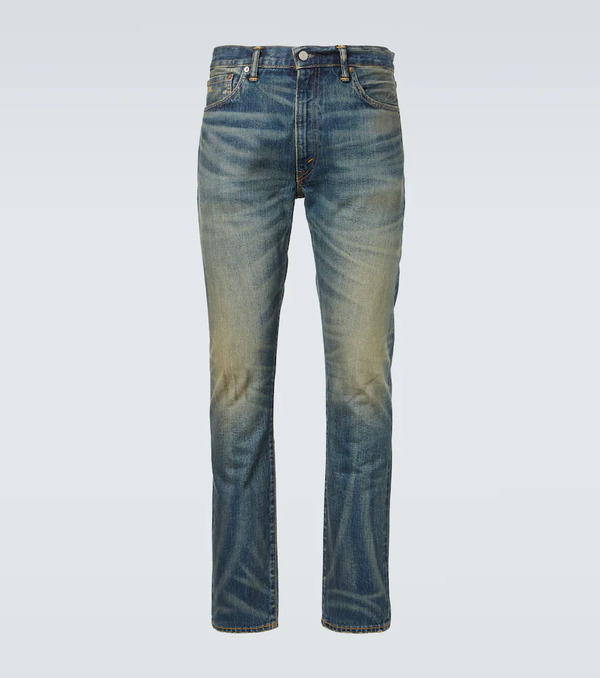  Rrl Rrl Jeans Slim Con Efecto Desgastado 