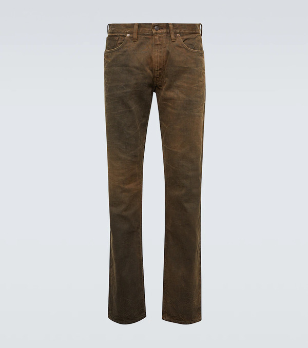  Rrl Rrl Jeans Slim Con Parches 