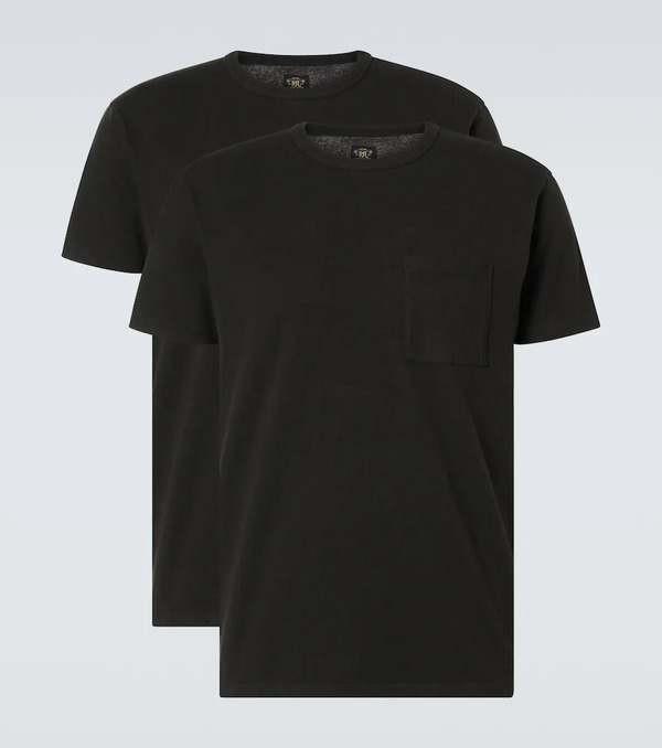  Rrl Rrl Set De 2 Camisetas De Jersey De Algodón 