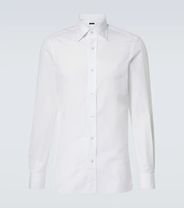  Rubinacci Rubinacci Camisa De Popelín De Algodón 