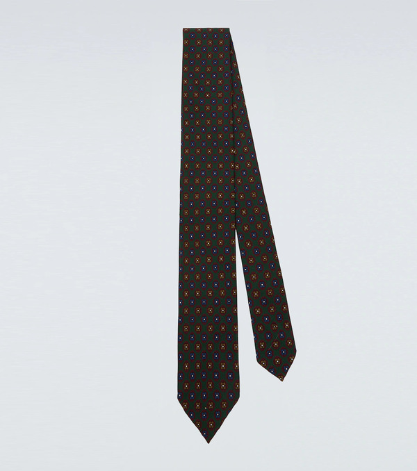  Rubinacci Rubinacci Corbata De Seda En Jacquard Floral 