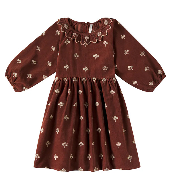  Rylee + Cru Rylee + Cru Vestido Freya De Algodón Estampado 