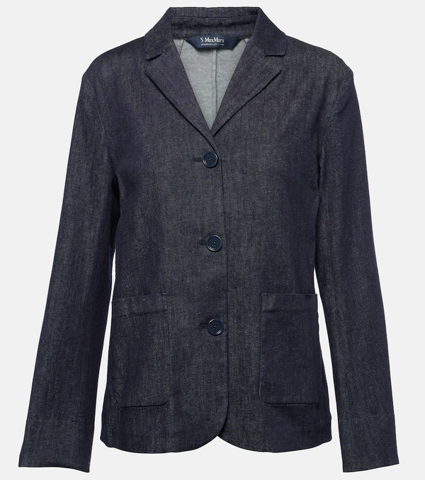  's Max Mara 's Max Mara Blazer Robin De Denim 