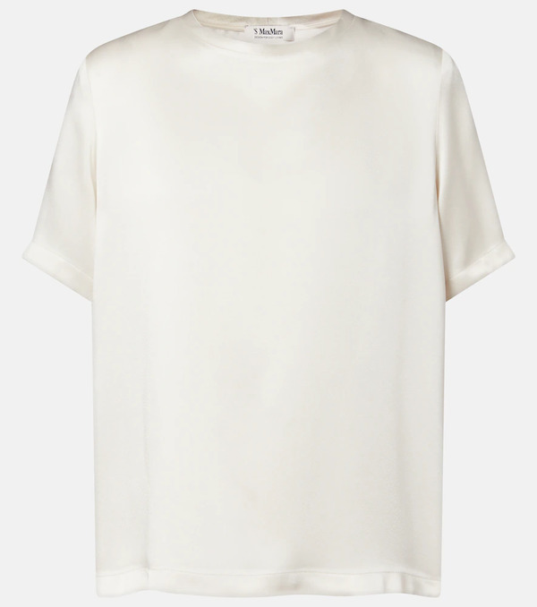  's Max Mara 's Max Mara Camiseta De Satén 