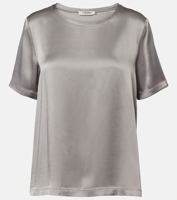  's Max Mara 's Max Mara Camiseta De Satén 