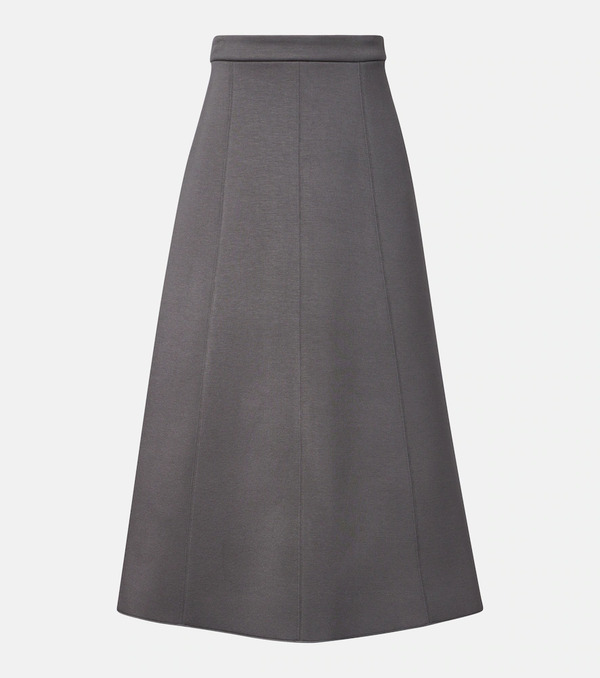  's Max Mara 's Max Mara Falda Midi Brunate Con Paneles 