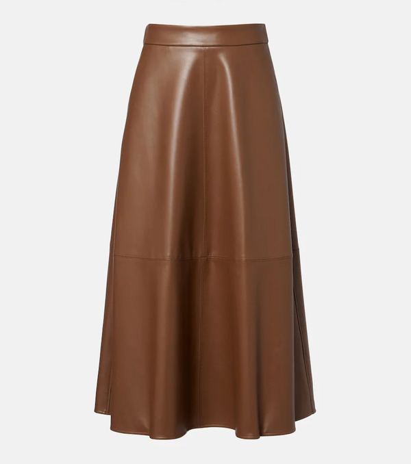  's Max Mara 's Max Mara Falda Midi Ninfa Con Paneles 