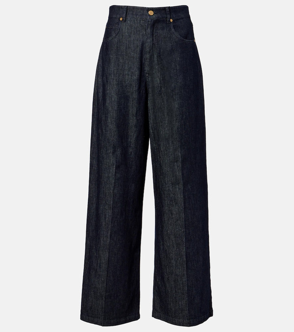  's Max Mara 's Max Mara Jeans Anchos De Tiro Alto 