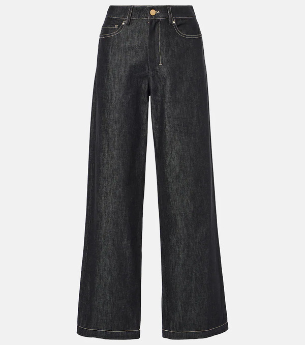  's Max Mara 's Max Mara Jeans Rectos Balco De Tiro Alto 
