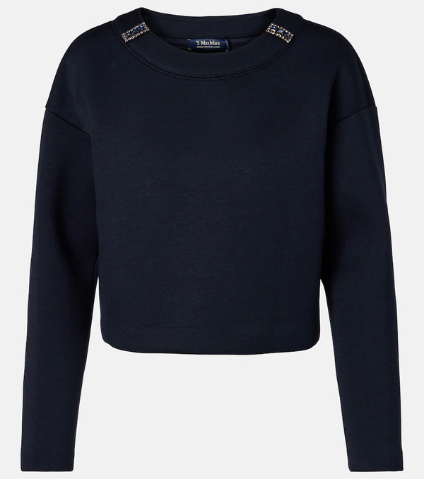  's Max Mara 's Max Mara Sudadera De Jersey Adornada 