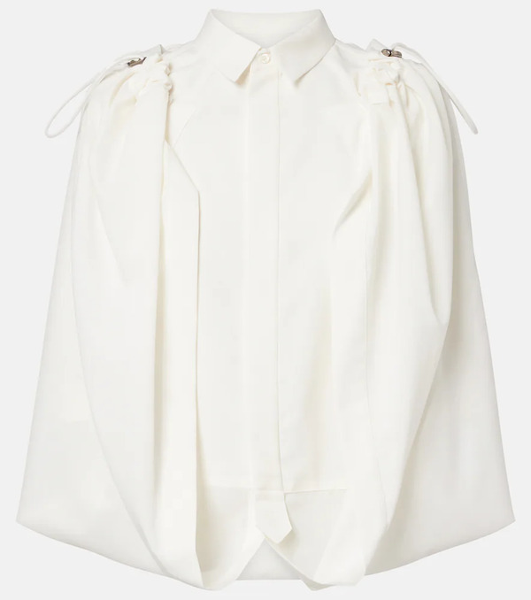 Sacai Sacai Camisa Fruncida 
