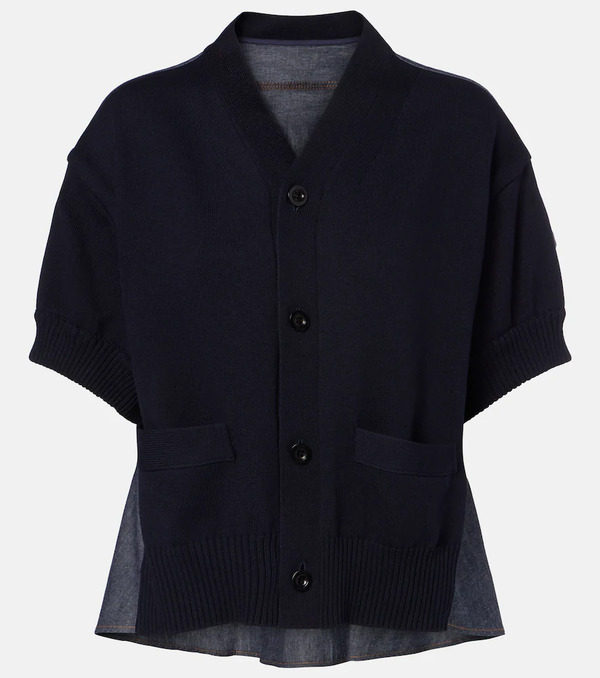  Sacai Sacai Camisa Oversized Con Paneles 