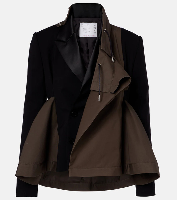  Sacai Sacai Chaqueta Con Paneles 