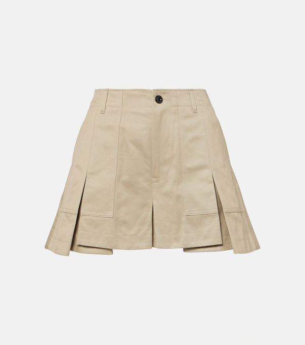  Sacai Sacai Shorts De Algodón 