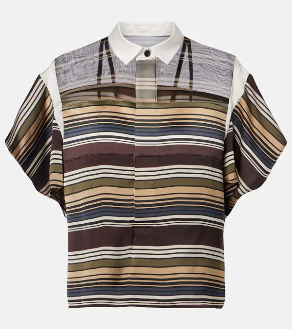  Sacai Sacai Top A Rayas 