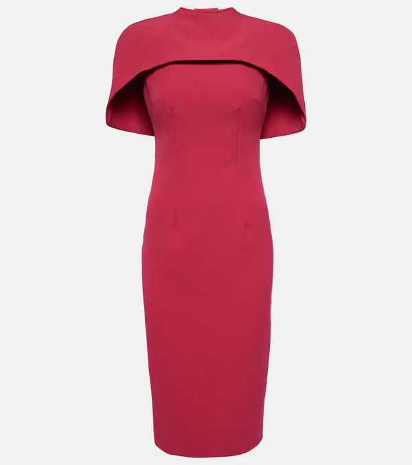  Safiyaa Safiyaa Vestido Midi Con Capa 