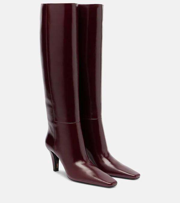  Saint Laurent Saint Laurent Botas Altas Jill 75 De Piel 
