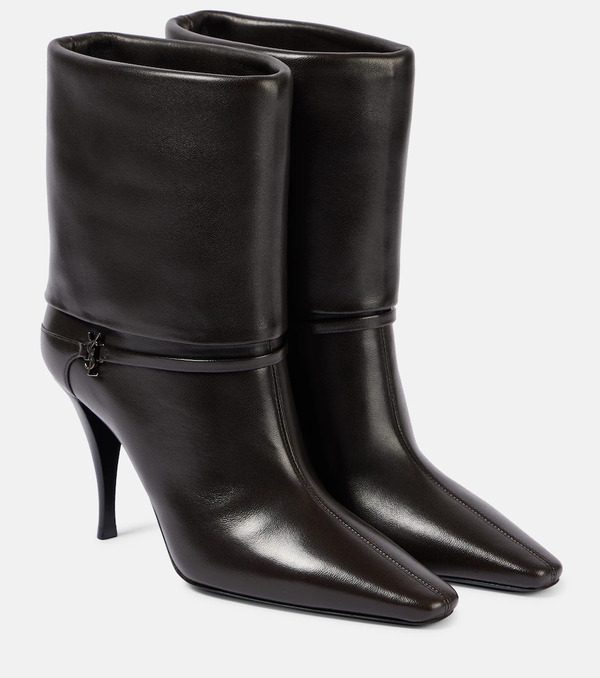  Saint Laurent Saint Laurent Botines Niki 90 De Piel 