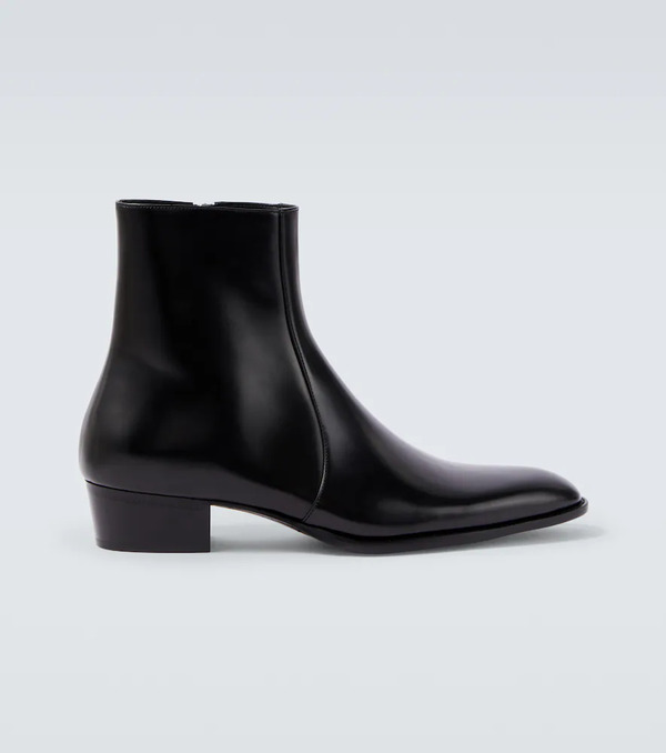  Saint Laurent Saint Laurent Botines Roman De Piel 