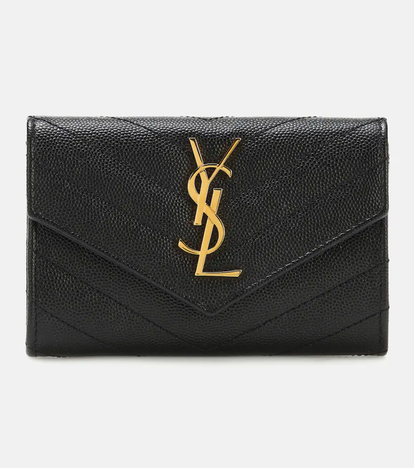  Saint Laurent Saint Laurent Cartera Flap Monogram Small De Piel 