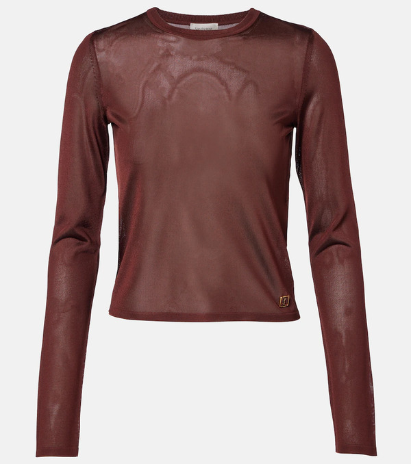  Saint Laurent Saint Laurent Jersey Semitransparente 
