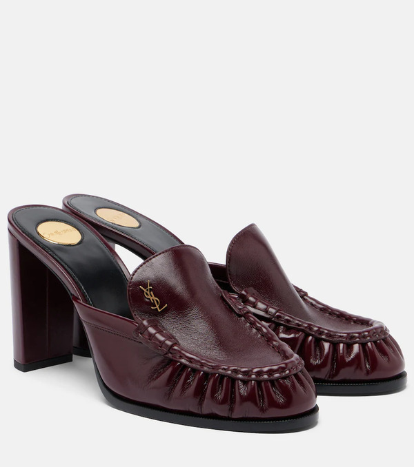 Saint Laurent Saint Laurent Mules Le Loafer De Piel 