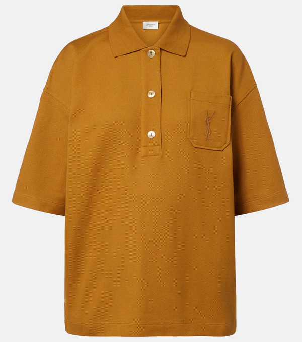  Saint Laurent Saint Laurent Polo Cassandre De Algodón 