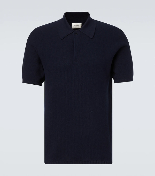  Saint Laurent Saint Laurent Polo De Algodón 