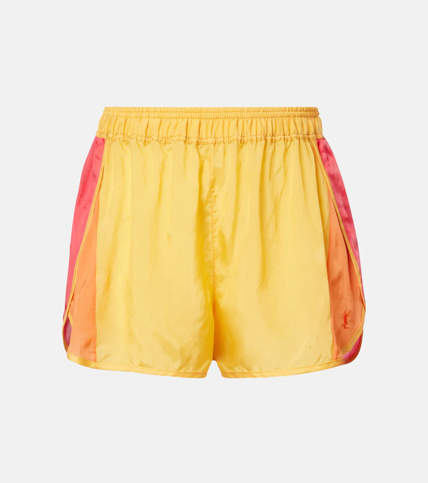  Saint Laurent Saint Laurent Shorts Colorblock 