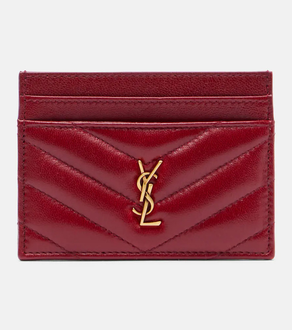  Saint Laurent Saint Laurent Tarjetero Cassandre De Piel Matelassé 