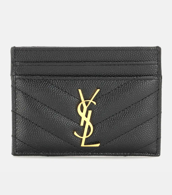  Saint Laurent Saint Laurent Tarjetero Monogram De Piel 
