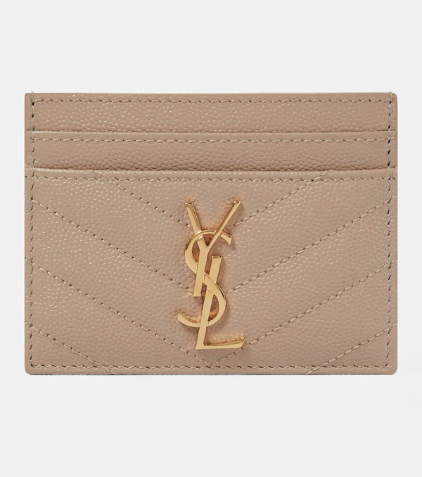  Saint Laurent Saint Laurent Tarjetero Monogram De Piel 