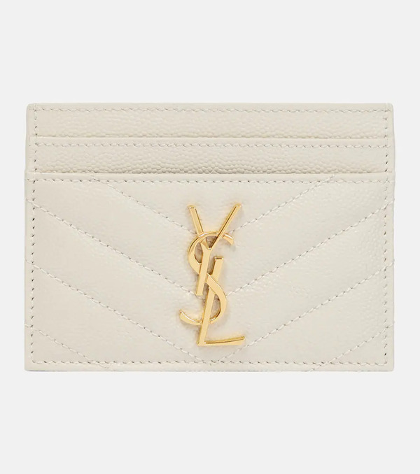  Saint Laurent Saint Laurent Tarjetero Monogram De Piel 