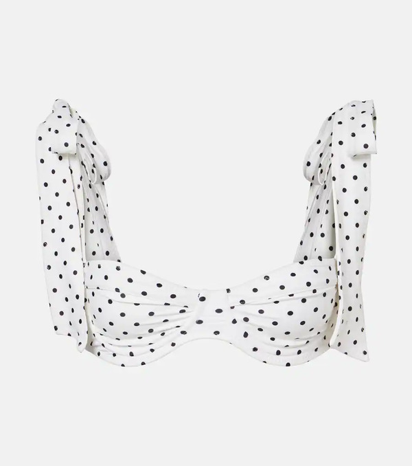  Same Same Top De Bikini Lady Con Lunares 