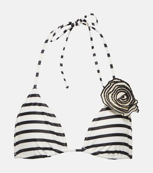  Same Same Top De Bikini Rosette Con Aplique Floral 