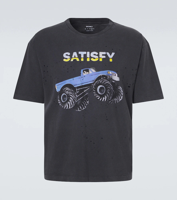  Satisfy Satisfy Camiseta Mothtech De Jersey Con Efecto Desgastado 