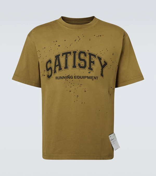  Satisfy Satisfy Camiseta Mothtech De Jersey De Algodón Estampada 