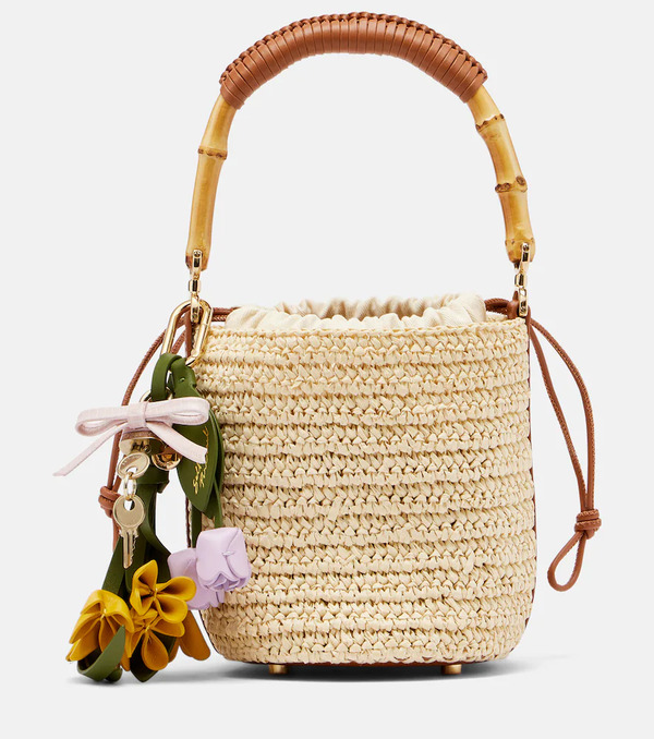  Self-portrait Self-portrait Bolso Saco Small De Rafia 