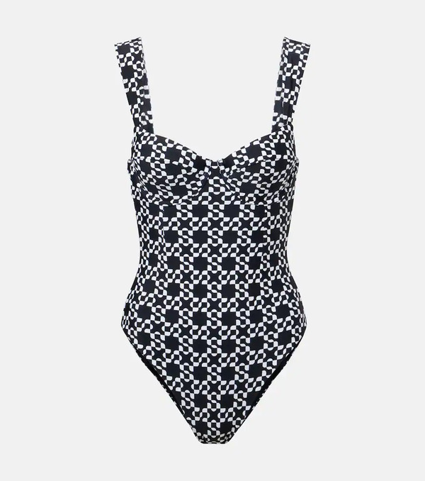  Simkhai Simkhai Bañador Con Bustier Lexi Estampado 
