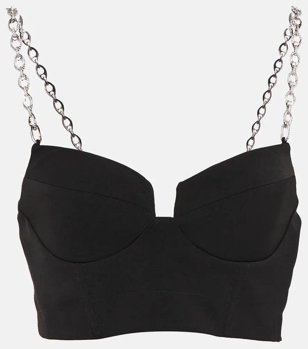  Simkhai Simkhai Crop Top Trina Con Adornos 