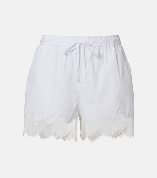  Simkhai Simkhai Shorts De Algodón Con Encaje 