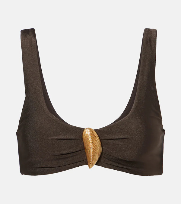 Simkhai Simkhai Top De Bikini Veyra Con Apliques 