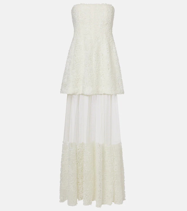  Simkhai Simkhai Vestido Bustier Marella De Chifón 