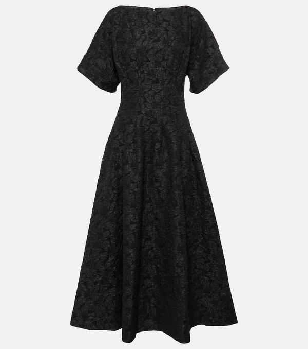  Simkhai Simkhai Vestido Midi Rosalie De Jacquard 