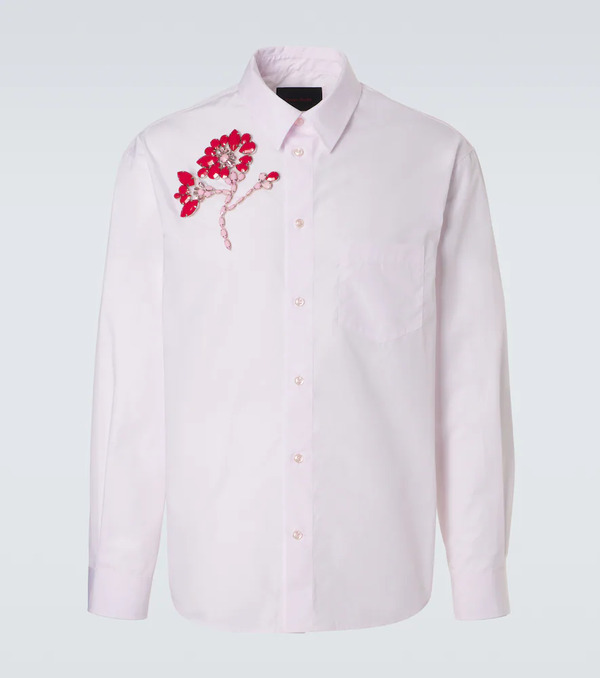  Simone Rocha Simone Rocha Camisa De Popelín De Algodón 