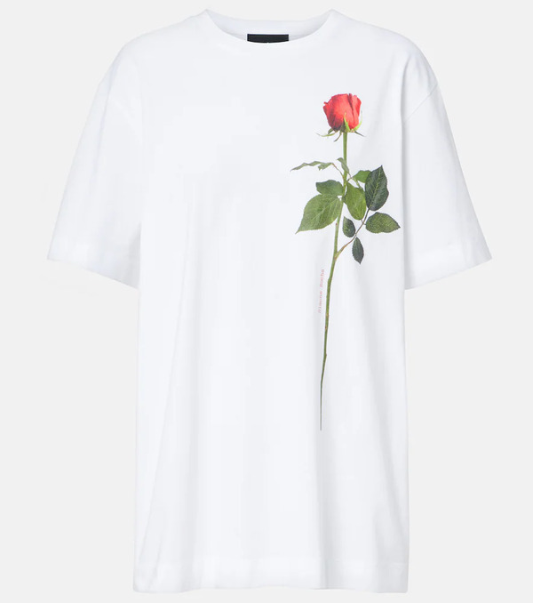  Simone Rocha Simone Rocha Camiseta De Jersey De Algodón Estampado 