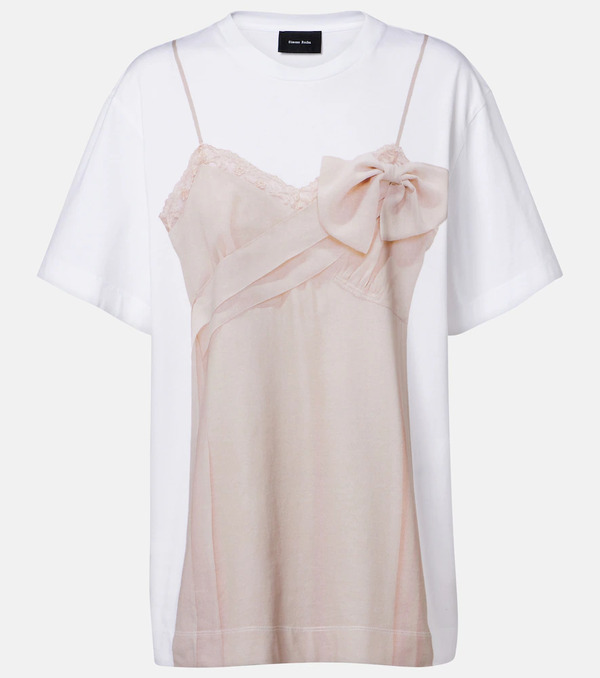  Simone Rocha Simone Rocha Camiseta De Jersey De Algodón 