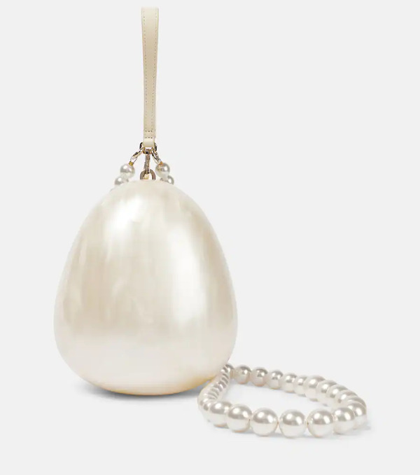  Simone Rocha Simone Rocha Clutch Egg Con Piel 