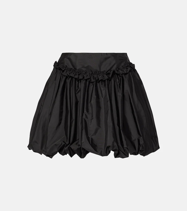  Simone Rocha Simone Rocha Minifalda De Tafetán Fruncida 