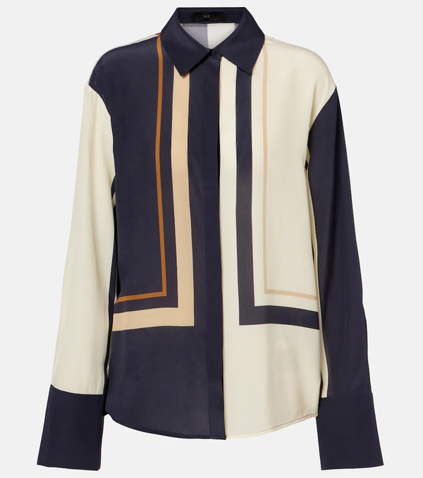  Sir Sir Camisa De Seda Estampada 